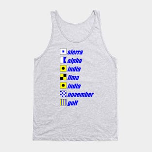 Nautical Flags Tank Top